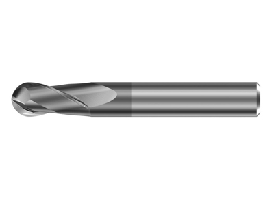 2 flutes ball nose end mills