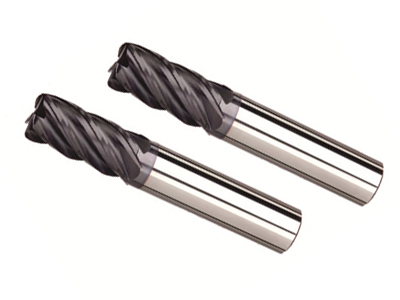 4 flutes corner radius end mills