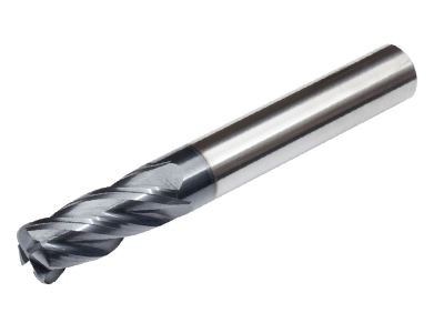 Long shank 4 flutes corner radius end mills
