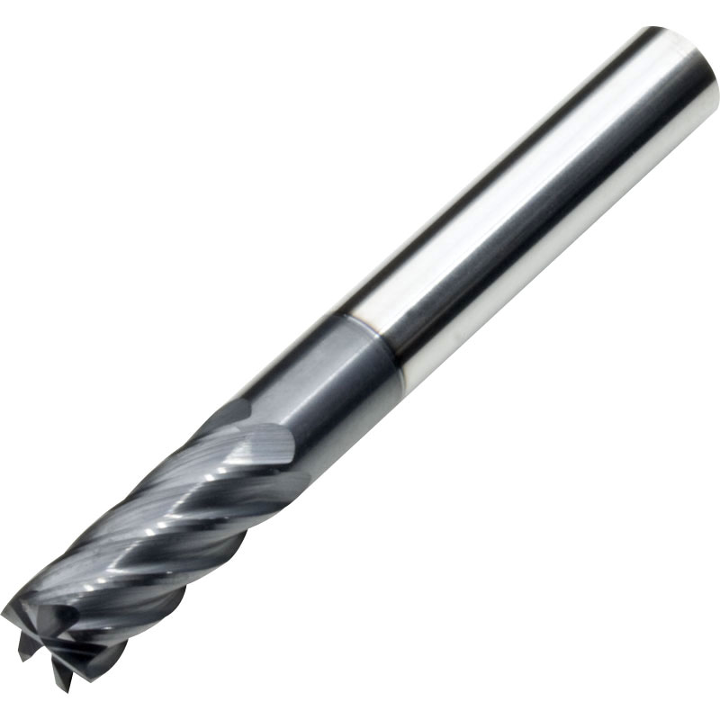 Long shank 6 flutes square end mills