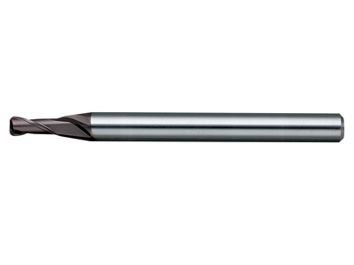 Long shank 2 flutes corner radius end mills